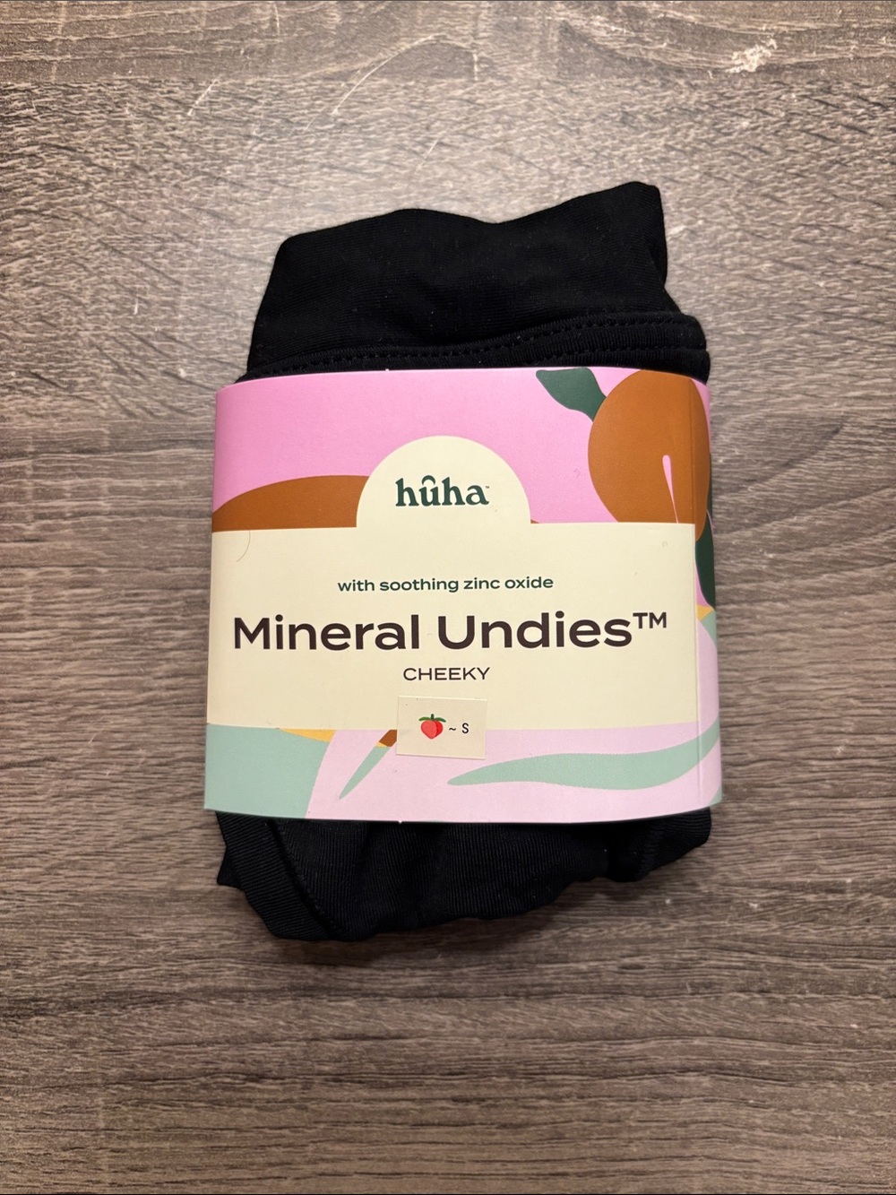 hūha Mineral Undies™ Cheeky Panty in Black